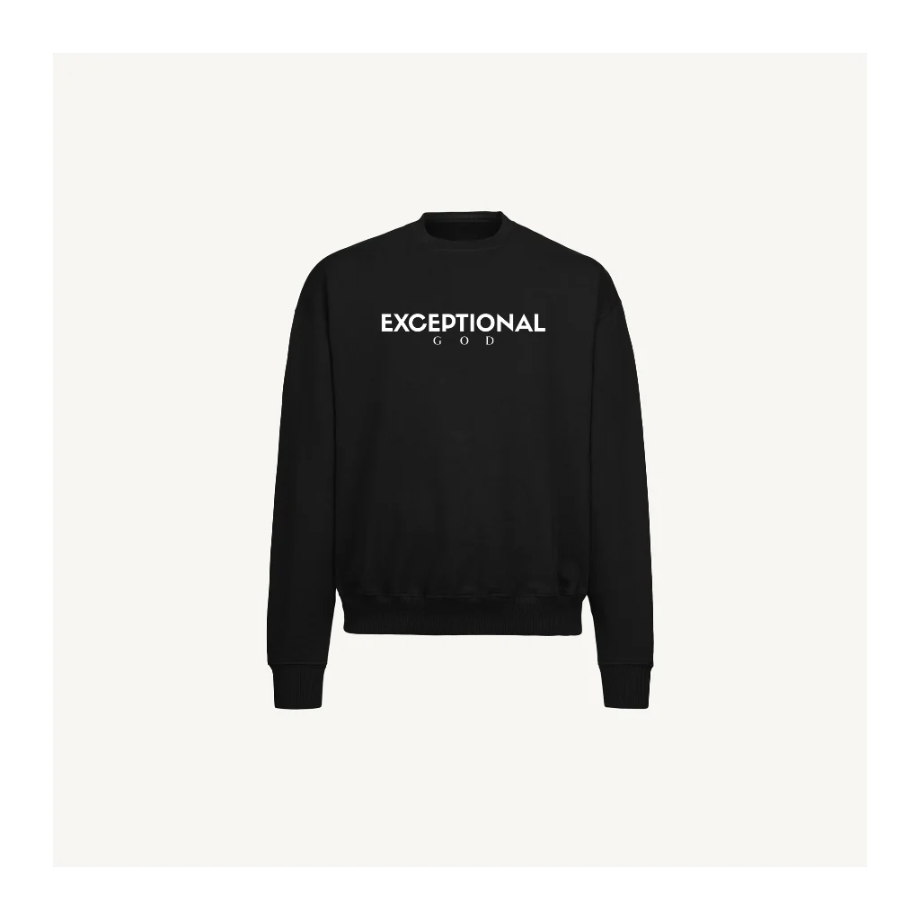 Sweater Oversized screw neck Embroidered- Classic