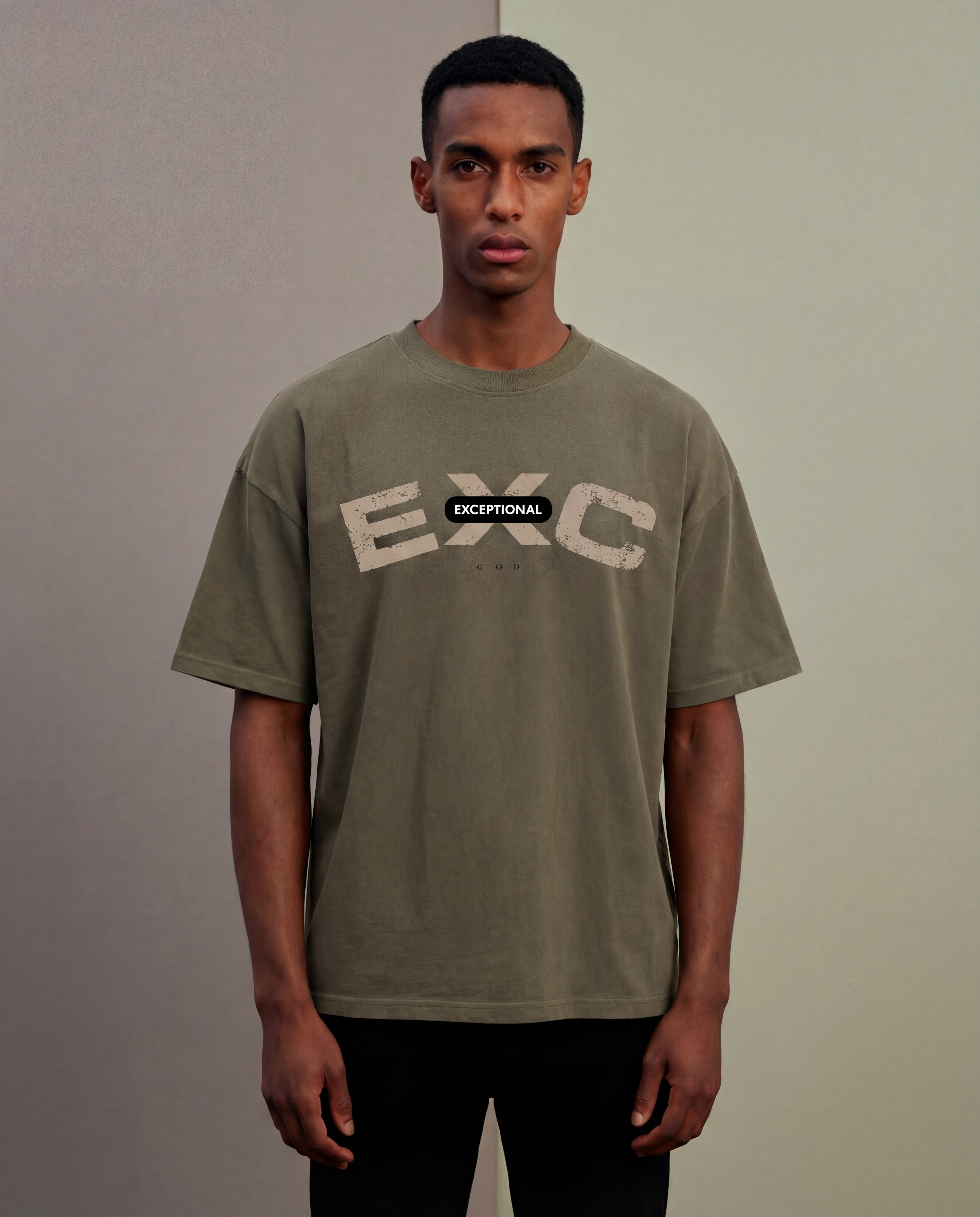 EXC-Olive-oversized-boxy-tee
